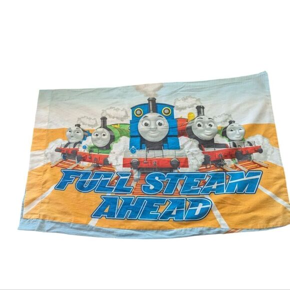 Thomas the Tank Engine vintage kids red sweatshirt‎ & pillowcase lot size 7 - Picture 4 of 10